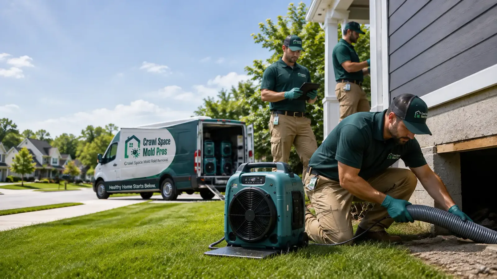 Crawl Space Mold Removal in Anderson, AK